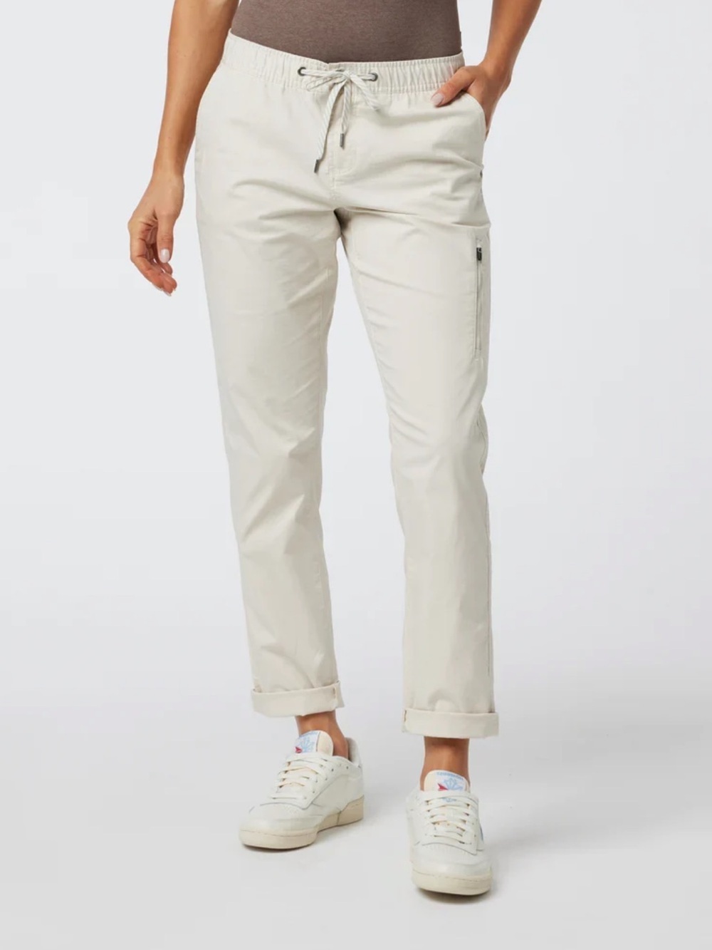 NWT Vuori women's Ripstop Pant sz S Milkweed (B)